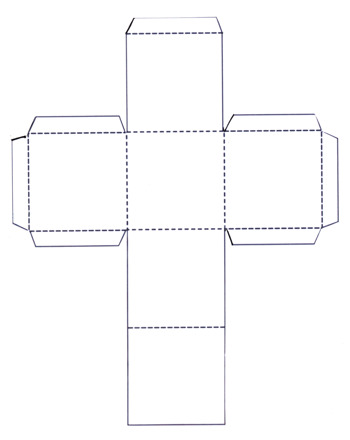 how to make a calendar cube template