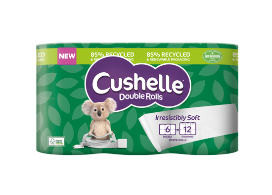 <p><strong>Did you know?</strong> <br /><strong>By introducing NEW Cushelle Double Rolls we have*:</strong><strong><br /><br /></strong>*Calculations based on 10% of shoppers buying Cushelle 24R switching to Cushelle 6R Double Roll </p>