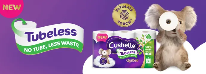 Cushelle Tubeless Toilet Rolls