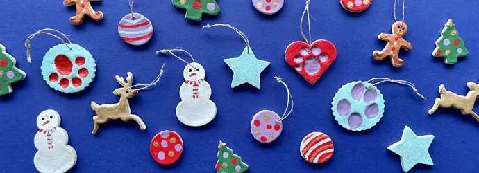 How to make salt dough Christmas decorations