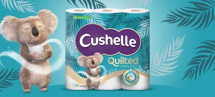 NEW Cushelle Quilted Coconut