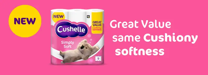 Cushelle Simply Soft Toilet Paper: Great Value, Same Cushiony Softness