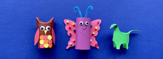 3 adorable toilet roll animals to make with kids